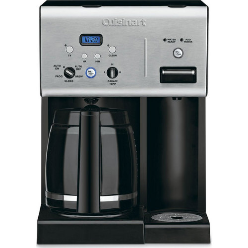 Cuisinart CHW-12 Coffee Plus 12-Cup Programmable Coffeemaker with Hot Water System, Black