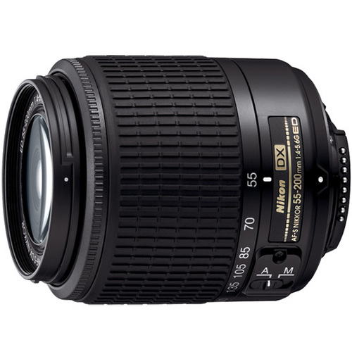 Nikon 55-200mm F/4-5.6G ED AF-S DX Zoom-Nikkor Lens, With Nikon 5-Year USA Warranty