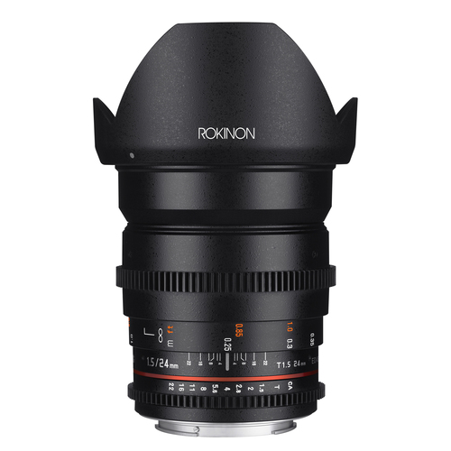 Rokinon DS 24mm T1.5 Full Frame Wide Angle Cine Lens for Sony A Mount