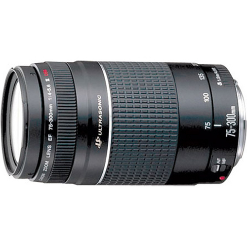 Canon EF 75-300mm F/4-5.6 USM III Lens, With Canon 1-Year USA Warranty