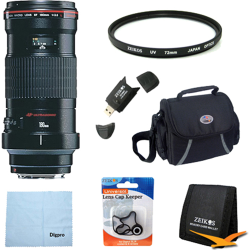Canon 180mm f/3.5L Macro USM Lens Exclusive Pro Kit