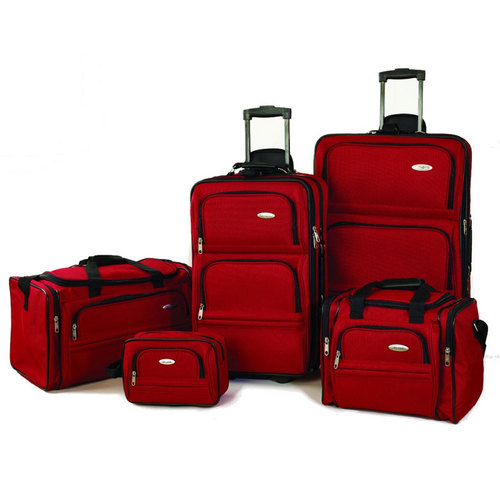 Samsonite 5 Piece Nested Luggage Set (Red)