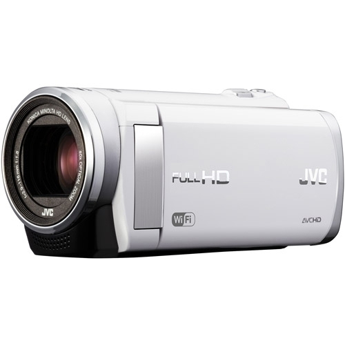 JVC GZ-EX210BUS - HD Everio f1.8 40x Zoom 3.0` Touch LCD WiFi (White) - Refurbished
