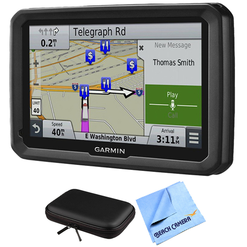 Garmin dezl 770LMTHD 7` GPS Navigation System with Map and Traffic Updates Case Bundle
