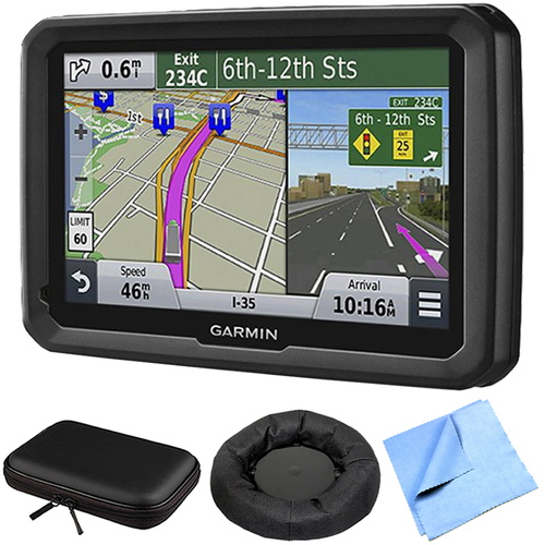 Garmin dezl 570LMT 5` Truck GPS Navigation Lifetime Navigation Dash-Mount Bundle