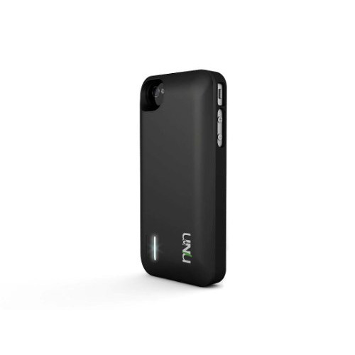 uNu Exera Modular Detachable Battery Case for iPhone 4S 4 - Black/Black
