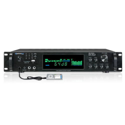 Technical Pro HB3502URBT Bluetooth Digital Amplifier with AM/FM Tuner and Recording