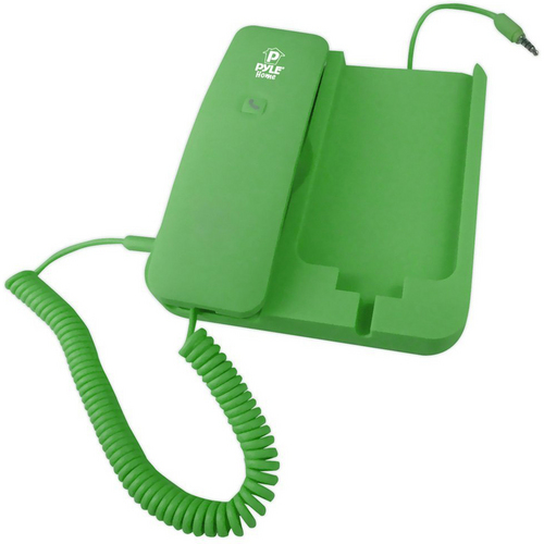 Pyle Handheld Phone and Desktop Dock for iPhone,Ipad & Android - Green