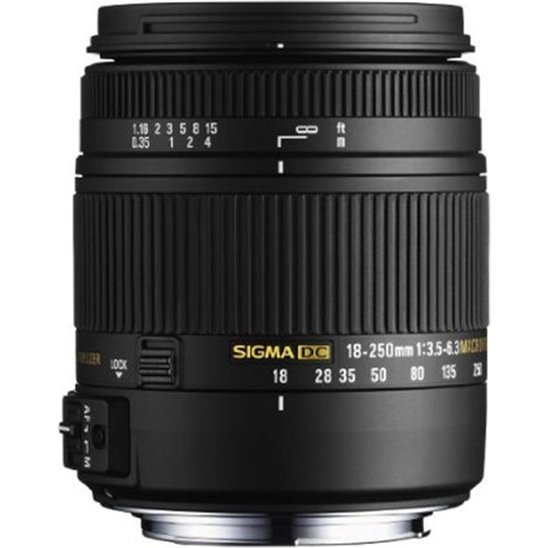 Sigma 18-250mm F3.5-6.3 DC OS HSM Macro Lens for Nikon AF with Optical Stabilizer