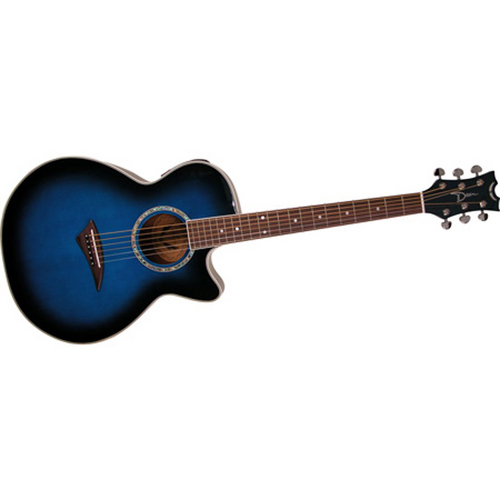 Dean Performer E Electric-Acoustic Guitar - Blue Burst