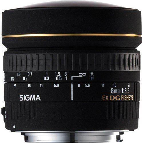 Sigma 8mm f/3.5 EX DG Circular Fisheye Lens for Canon EOS SLR Cameras