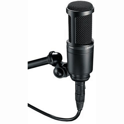 Audio-Technica AT2020 - Side Address Cardioid Condenser Studio Microphone