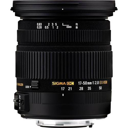 Sigma 17-50mm f/2.8 EX DC OS HSM FLD Zoom Lens for Nikon Digital DSLR Camera OPEN BOX
