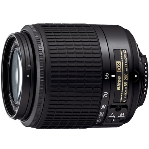 Nikon 55-200mm F/4-5.6G ED AF-S DX Zoom-Nikkor Lens - Open Box