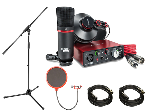 Focusrite Scarlett Solo Studio Pack 2nd Generation & Recording Bundle w/ Pro Tools