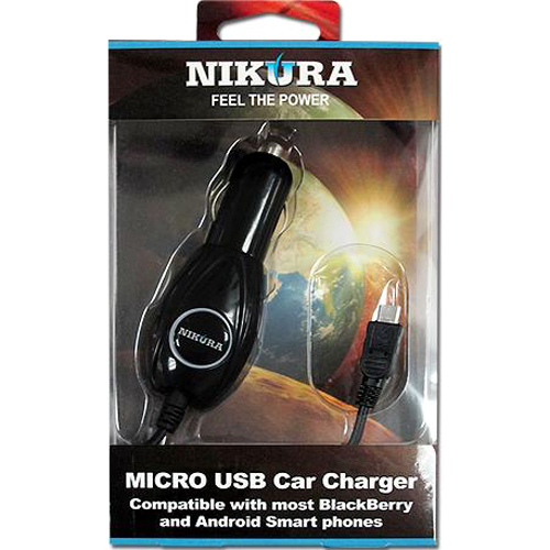 Nikura Car Charger for Blackberry & Androids