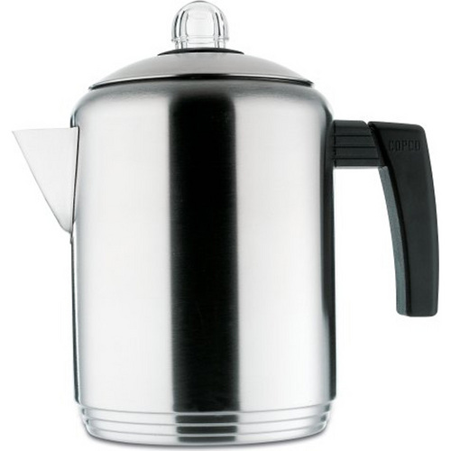 Copco Brushed 4 to 8-Cup Stainless Steel Stovetop Percolator (2501-9807)