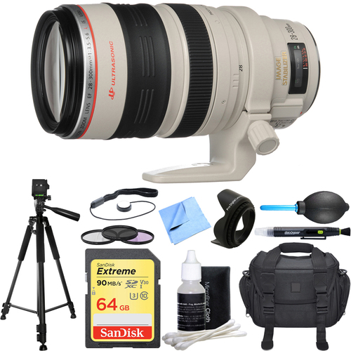 Canon EF 28-300mm IS L USM Lens Deluxe Accessory Bundle