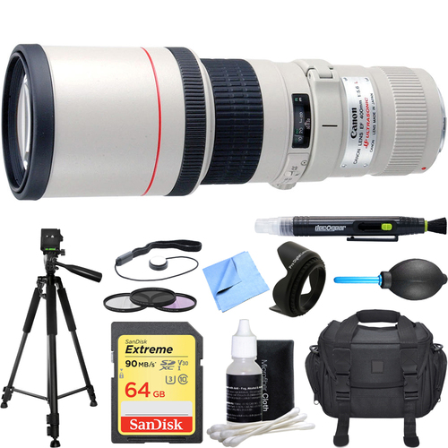 Canon EF 400mm 5.6 L USM Lens Deluxe Accessory Bundle