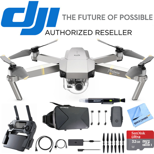DJI Mavic Pro 4K Quadcopter Drone + Virtual Reality Experience Bundle