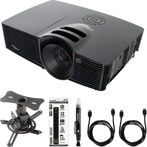 Optoma Full 3D 1080p DLP Home Theater Projector w/ Ceiling Mount Kit