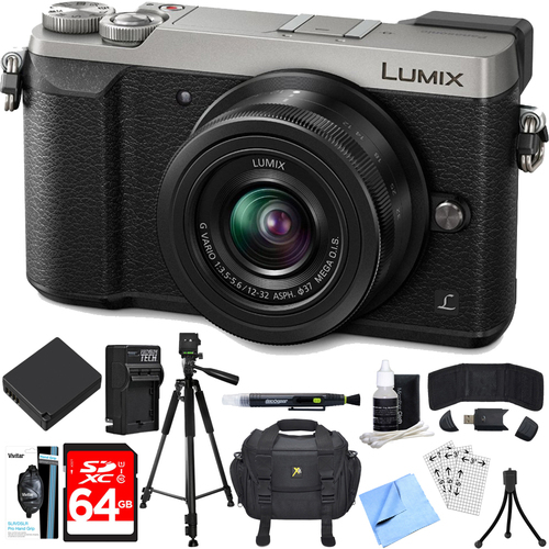 Panasonic LUMIX GX85 4K Mirrorless Interchangeable Lens Camera w/ 12-32mm Lens Bundle
