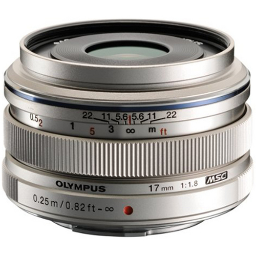 Olympus M.Zuiko 17mm f1.8 Lens (Silver) - V311050SU000