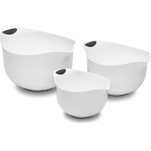 Cuisinart Set of 3 White BPA-free Mixing Bowls (CTG-00-3MBW)