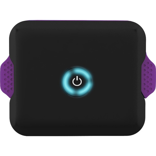uNu EP-03-4400B-PPL Enerpak Flexi Portable USB Battery + Charging Cable Black/Purple