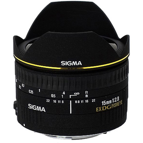 Sigma 15mm F2.8 EX DG DIAGONAL Fisheye for Nikon SLR Cameras