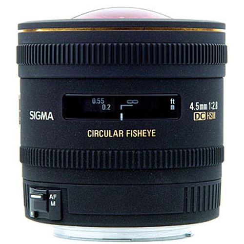 Sigma 4.5mm F2.8 EX DC Circular Fisheye HSM For Canon EOS