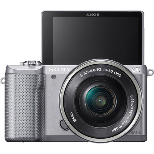 Sony Alpha a5000 Mirrorless 20.1MP Digital Camera with 16-50mm Lens (Silver)