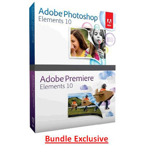 Adobe Photoshop Elements and Premiere Elements 10 - MAC / PC (oem bundle package)