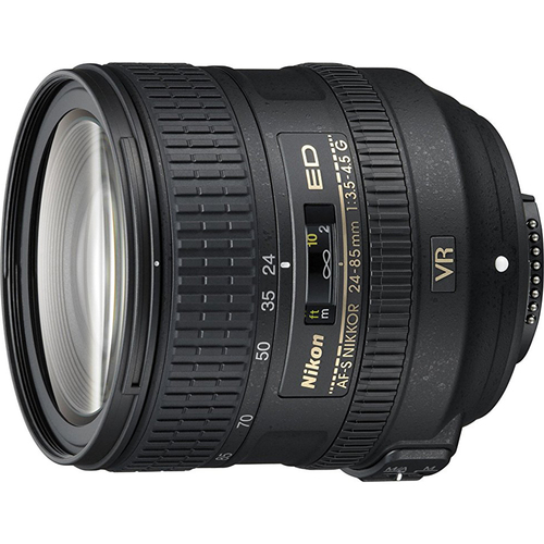 Nikon AF-S NIKKOR 24-85mm f/3.5-4.5G ED VR Lens - 2204 - FACTORY REFURBISHED