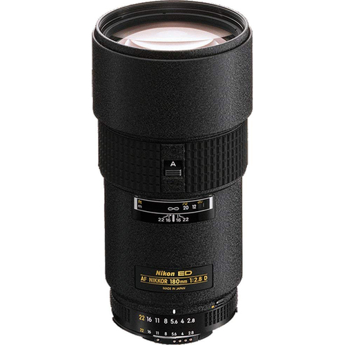 Nikon AF FX Full Frame NIKKOR 180mm f/2.8D IF-ED Prime Telephoto Lens with Auto Focus
