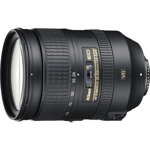 Nikon 28-300mm f/3.5-5.6G ED VR AF-S NIKKOR Lens - FACTORY REFURBISHED