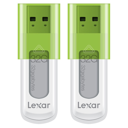 Lexar JumpDrive S50 32 GB USB Flash Drive 2-Pack - Bulk Packaged