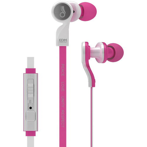MEElectronics EDM Universe D1P In-Ear Headphones with Headset Functionality (Love/Pink)