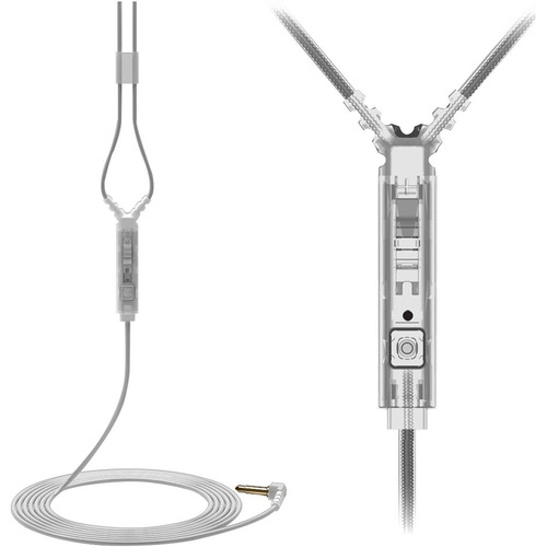 MEElectronics M6P Sports In-Ear Headphones with Universal Inline Mic, Remote, & Volume (Clear)