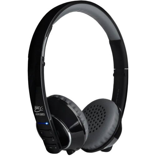 MEElectronics Air-Fi Runaway AF32 Stereo Bluetooth Wireless Headphones w/ Mic. (Black/Grey)