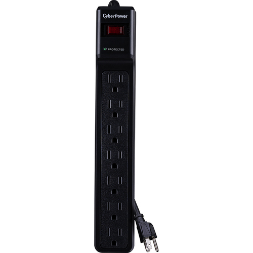 CyberPower 7-Outlet Essential Surge Protector with 6' Cord - CSB706