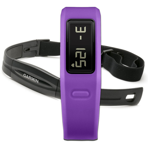 Garmin Vivofit Fitness Band Bundle Heart Rate Monitor (Purple)