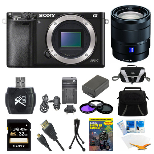 Sony Alpha a6000 Black Interchangeable Lens Camera Body and 16-70mm Lens Bundle