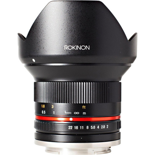 Rokinon 12mm F2.0 High Speed Ultra Wide Angle Lens for Fuji X Camera Mounts