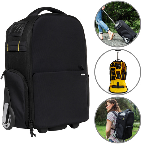 3-in-1 Travel Camera Case - Waterproof Trolley, Backpack, Carry On Bag