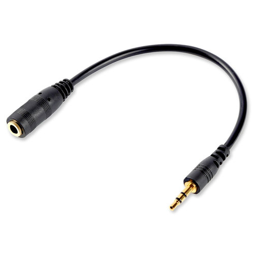 2.5mm Male to 3.5mm(1/8 inch) Female Stereo Audio Jack Adapter Cable