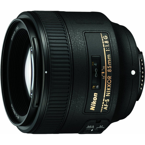 Nikon AF FX Full Frame NIKKOR 85mm f/1.8G Fixed Lens - FACTORY REFURBISHED
