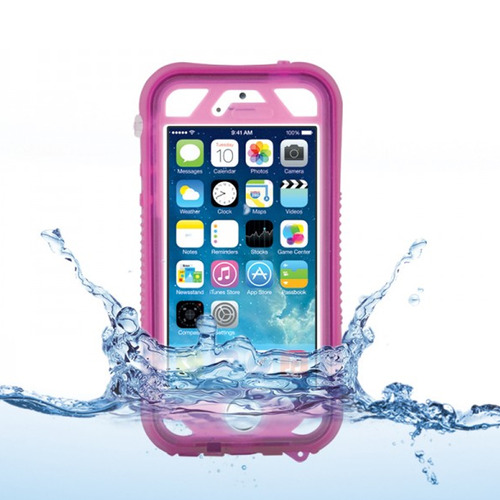 NAZTECH Vault Plus for iPhone 5/5s - Pink (with Fingerprint Reader Access)