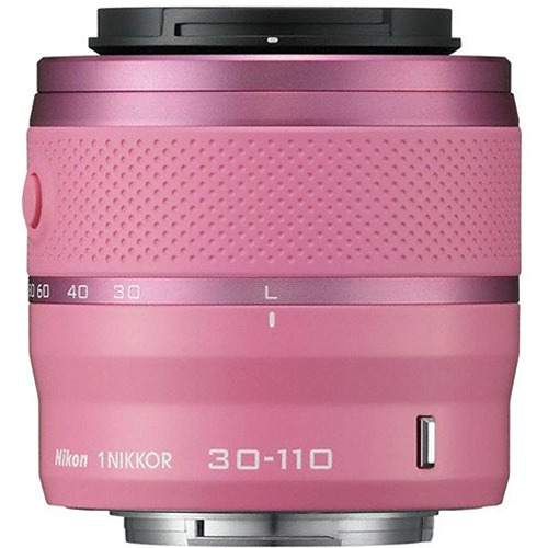 Nikon 1 NIKKOR 30-110mm f/3.8 - 5.6 VR Lens Pink (Refurbished)