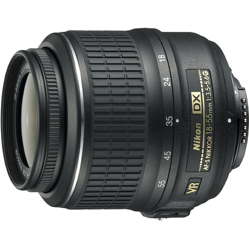 Nikon 18-55mm f/3.5-5.6G VR AF-S DX Nikkor Zoom Lens - FACTORY REFURBISHED